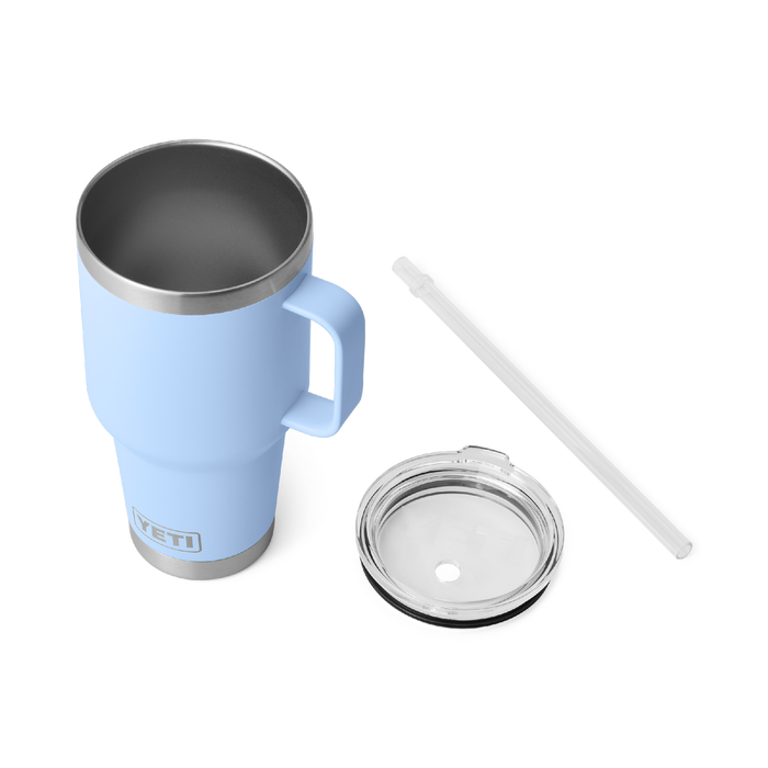 Yeti Rambler 35oz (1l) Straw Mug [col:big Sky Blue]