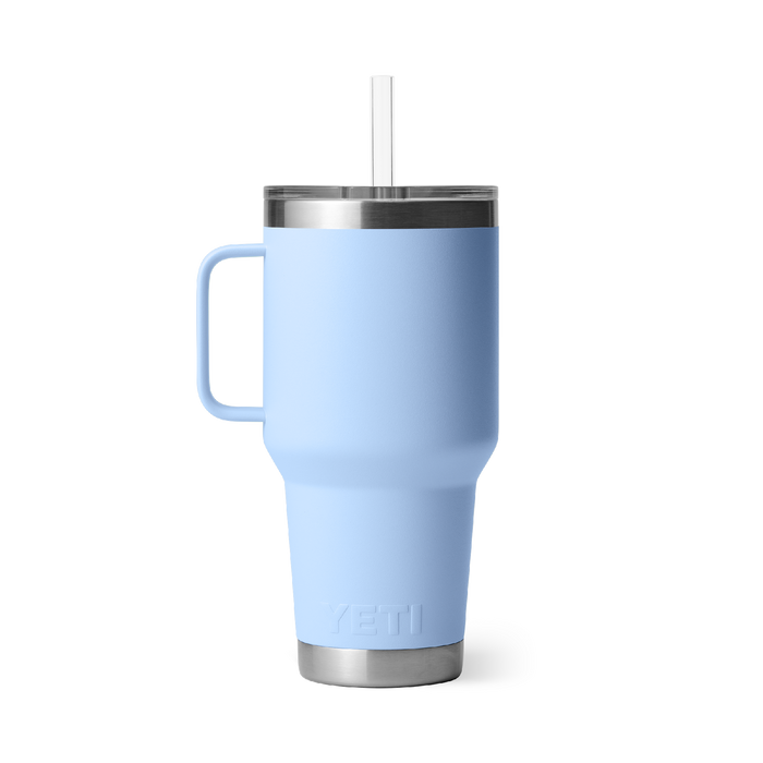 Yeti Rambler 35oz (1l) Straw Mug [col:big Sky Blue]