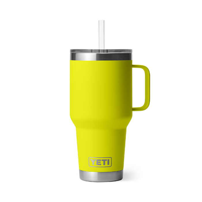Yeti Rambler 35oz (1l) Straw Mug [col:firefly Yellow]