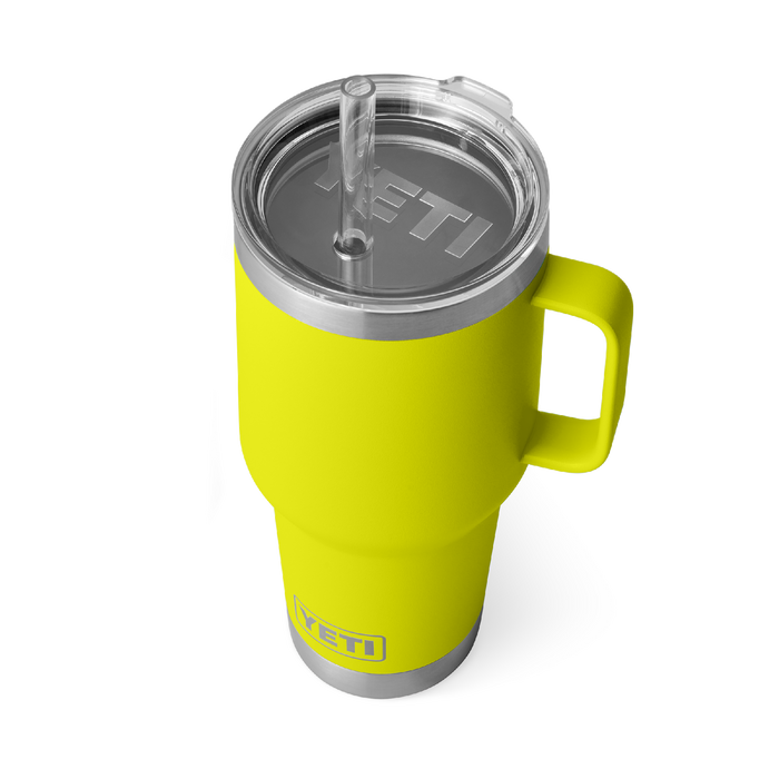 Yeti Rambler 35oz (1l) Straw Mug [col:firefly Yellow]