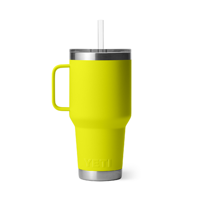Yeti Rambler 35oz (1l) Straw Mug [col:firefly Yellow]