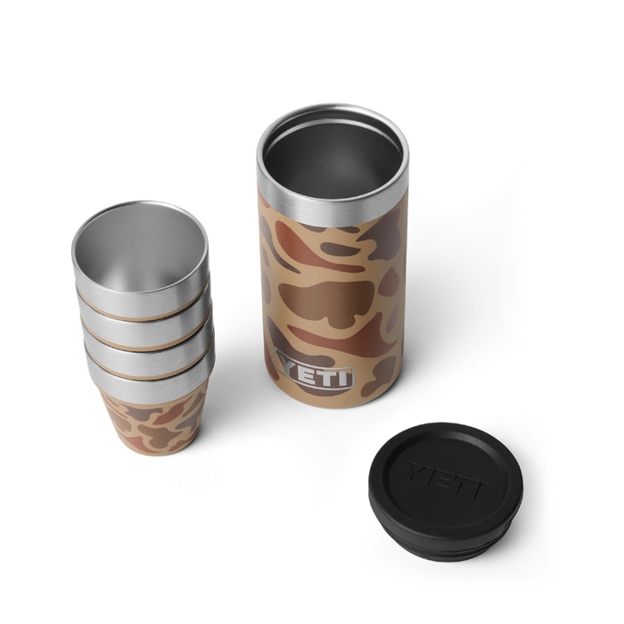 Yeti Shot Glasses & Case [col:wetlands Camo]
