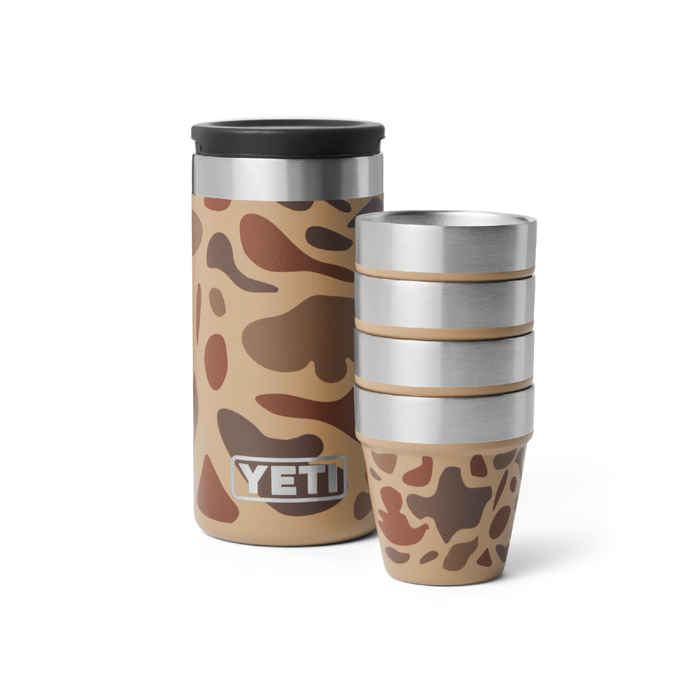 Yeti Shot Glasses & Case [col:wetlands Camo]