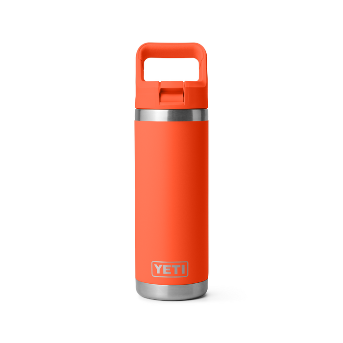 Yeti Rambler 18oz (532ml) Straw Bottle [col:papaya]