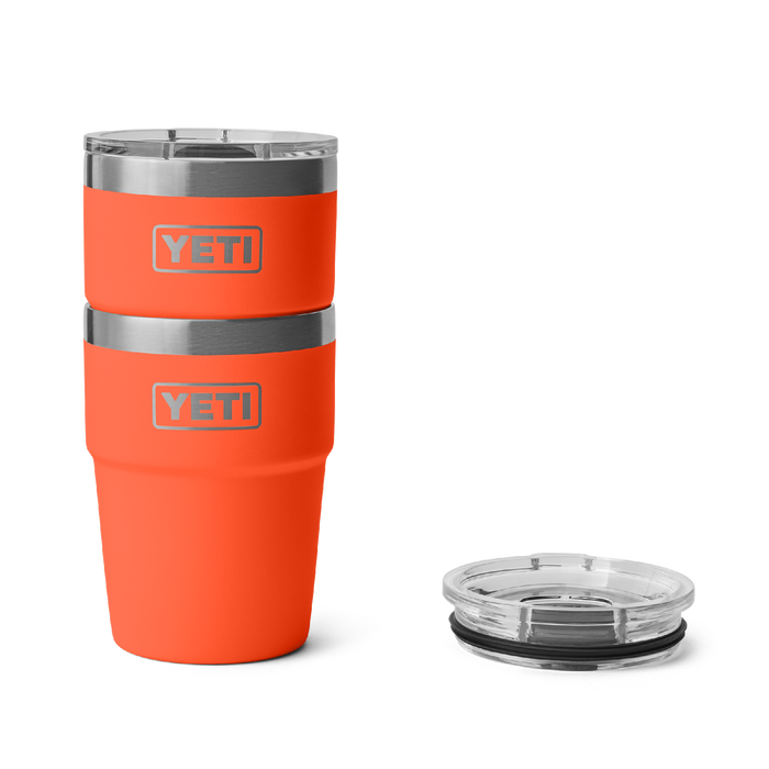Yeti Rambler 16oz (473ml) Stackable Cup [col:papaya]