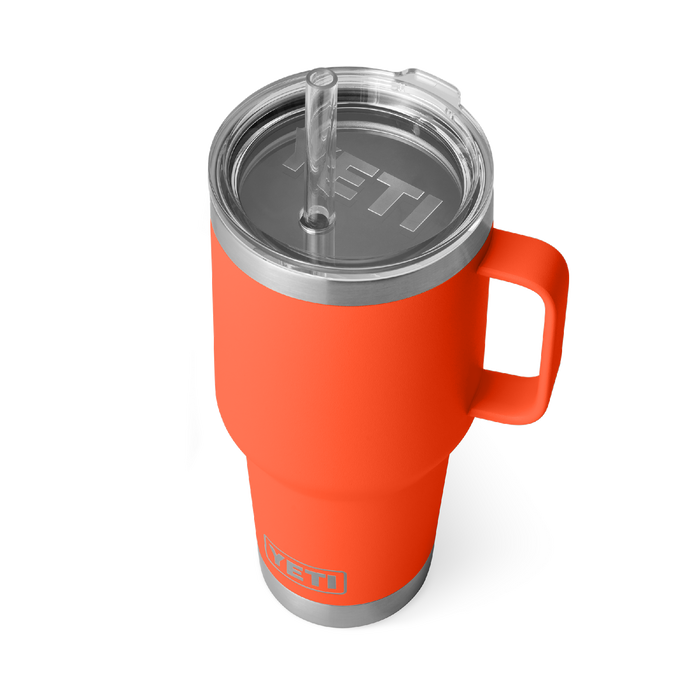 Yeti Rambler 35oz (1l) Straw Mug [col:papaya]