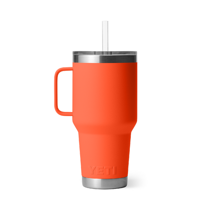 Yeti Rambler 35oz (1l) Straw Mug [col:papaya]