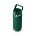 Yeti Rambler 26oz (760ml) Straw Bottle [col:black Forest Green]