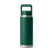 Yeti Rambler 26oz (760ml) Straw Bottle [col:black Forest Green]
