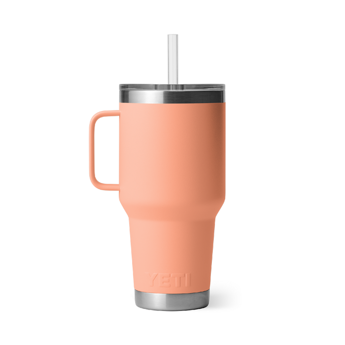Yeti Rambler 35oz (1l) Straw Mug [col:low Country Peach]