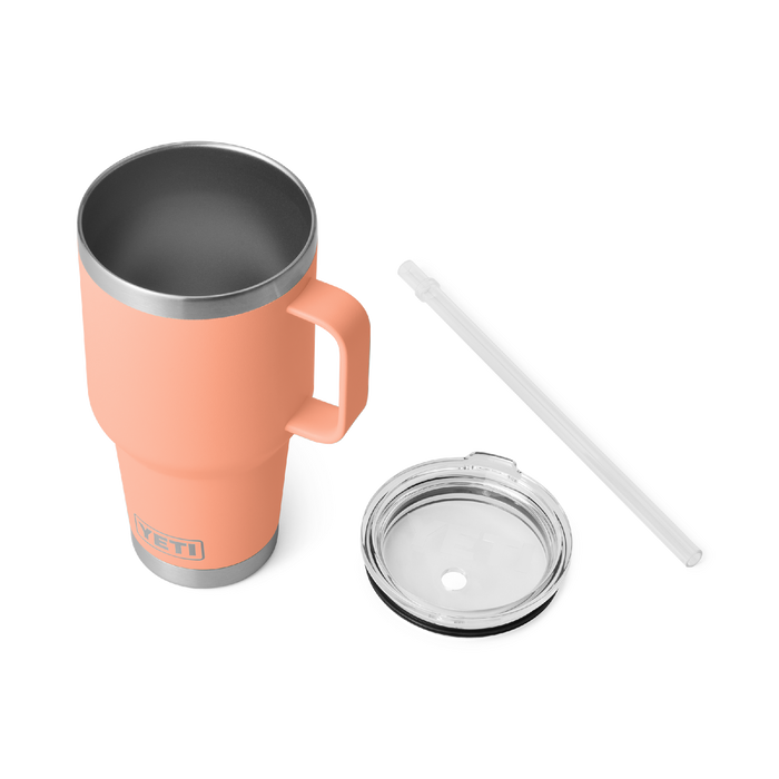 Yeti Rambler 35oz (1l) Straw Mug [col:low Country Peach]