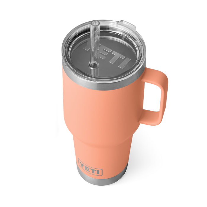 Yeti Rambler 35oz (1l) Straw Mug [col:low Country Peach]