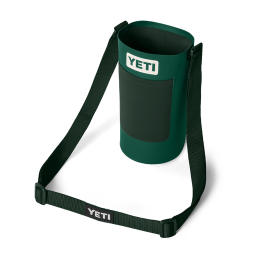 Yeti Rambler Bottle Sling Large [col:black Forest Green]