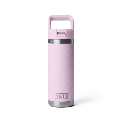 Yeti Rambler 18oz (532ml) Straw Bottle [col:cherry Blossom]