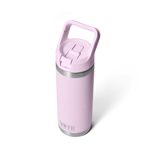 Yeti Rambler 18oz (532ml) Straw Bottle [col:cherry Blossom]