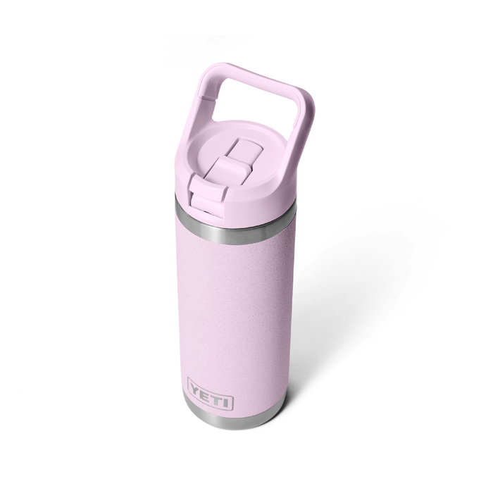 Yeti Rambler 18oz (532ml) Straw Bottle [col:cherry Blossom]