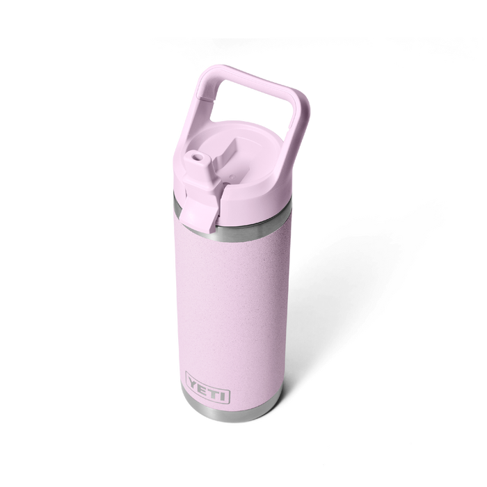 Yeti Rambler 18oz (532ml) Straw Bottle [col:cherry Blossom]