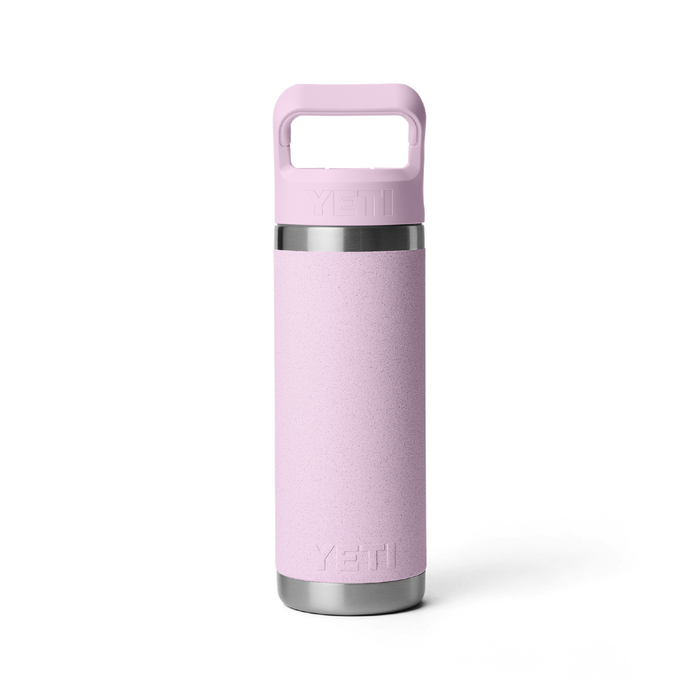 Yeti Rambler 18oz (532ml) Straw Bottle [col:cherry Blossom]