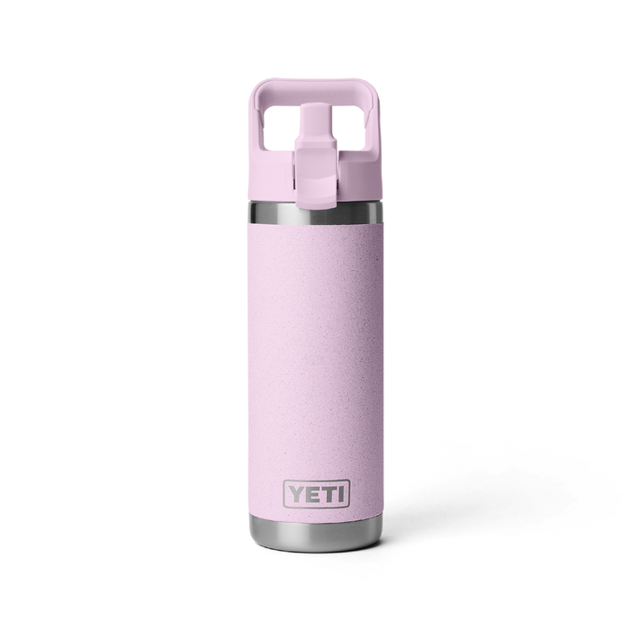 Yeti Rambler 18oz (532ml) Straw Bottle [col:cherry Blossom]