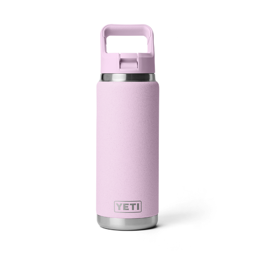 Yeti Rambler 26oz (760ml) Straw Bottle [col:cherry Blossom]