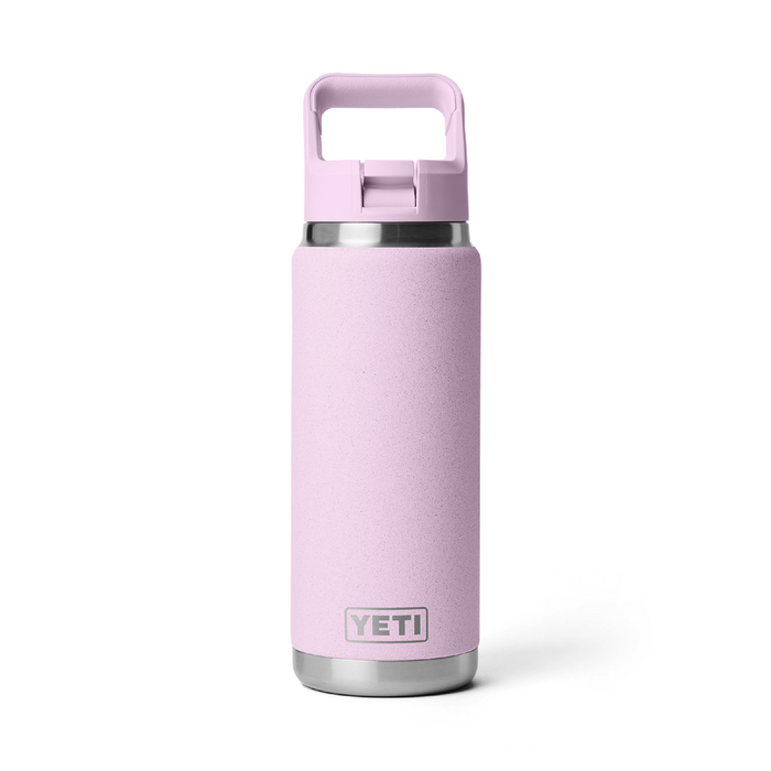 Yeti Rambler 26oz (760ml) Straw Bottle [col:cherry Blossom]