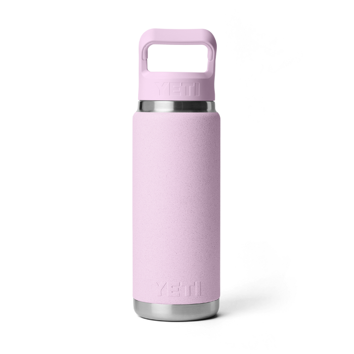 Yeti Rambler 26oz (760ml) Straw Bottle [col:cherry Blossom]