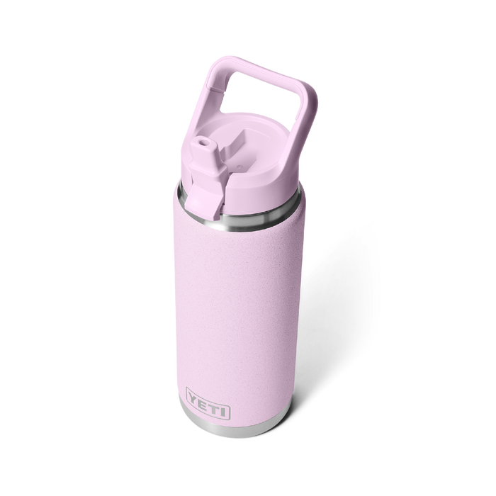 Yeti Rambler 26oz (760ml) Straw Bottle [col:cherry Blossom]