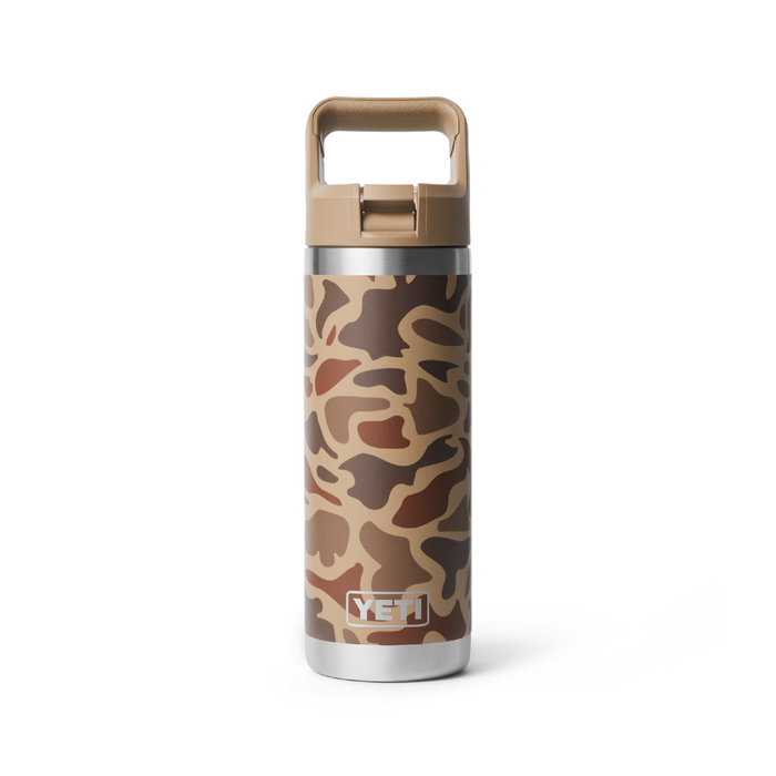 Yeti Rambler 18oz (532ml) Straw Bottle [col:wetlands Camo]