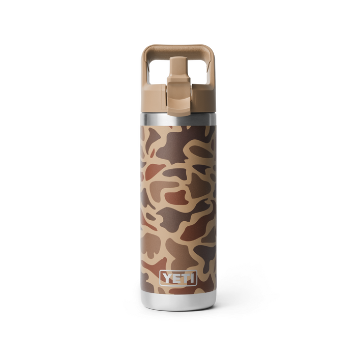 Yeti Rambler 18oz (532ml) Straw Bottle [col:wetlands Camo]