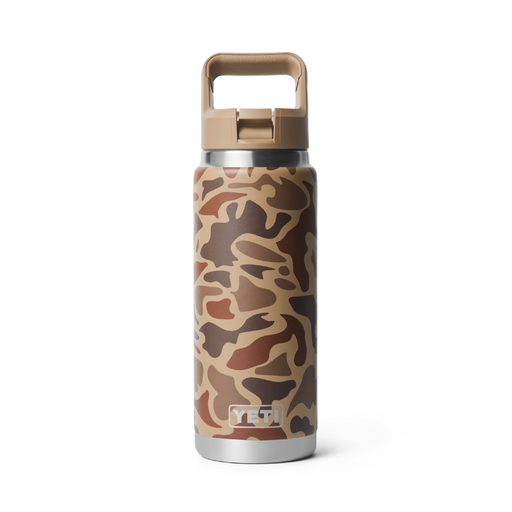 Yeti Rambler 26oz (760ml) Straw Bottle [col:wetlands Camo]