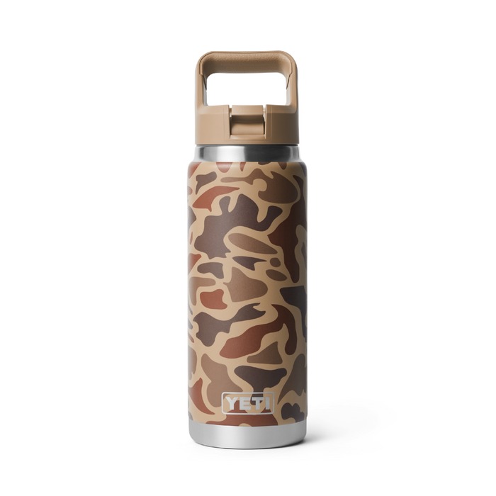Yeti Rambler 26oz (760ml) Straw Bottle [col:wetlands Camo]