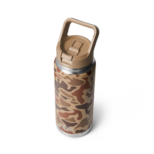 Yeti Rambler 26oz (760ml) Straw Bottle [col:wetlands Camo]