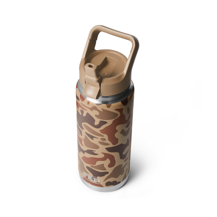 Yeti Rambler 26oz (760ml) Straw Bottle [col:wetlands Camo]