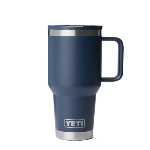 Yeti Rambler 30oz (887ml) Travel Straw Mug [col:navy]