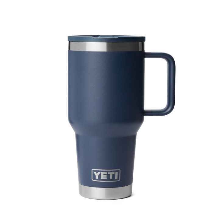 Yeti Rambler 30oz (887ml) Travel Straw Mug [col:navy]
