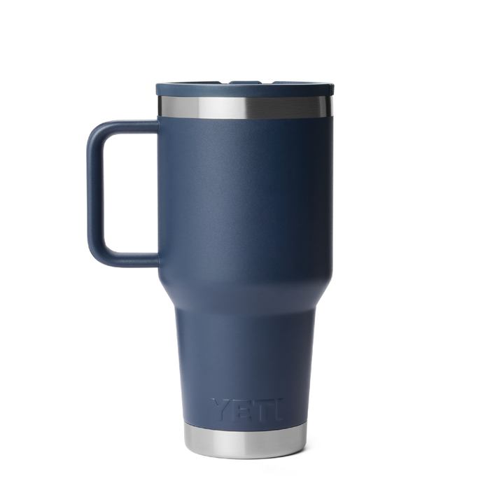 Yeti Rambler 30oz (887ml) Travel Straw Mug [col:navy]