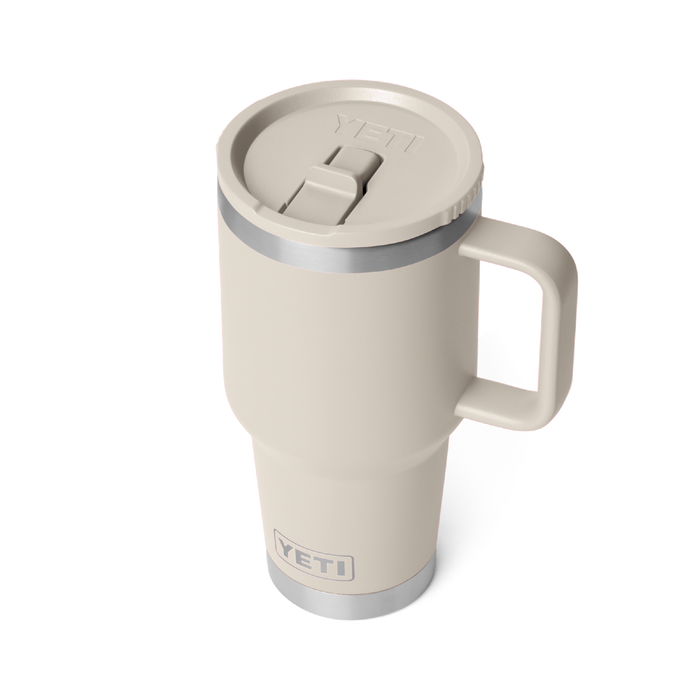 Yeti Rambler 30oz (887ml) Travel Straw Mug [col:cape Taupe]