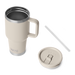 Yeti Rambler 30oz (887ml) Travel Straw Mug [col:cape Taupe]