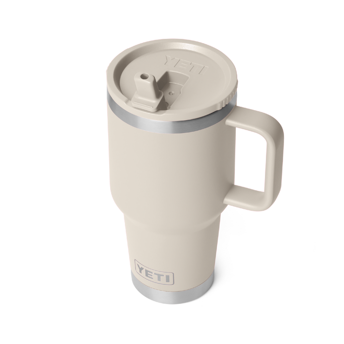 Yeti Rambler 30oz (887ml) Travel Straw Mug [col:cape Taupe]
