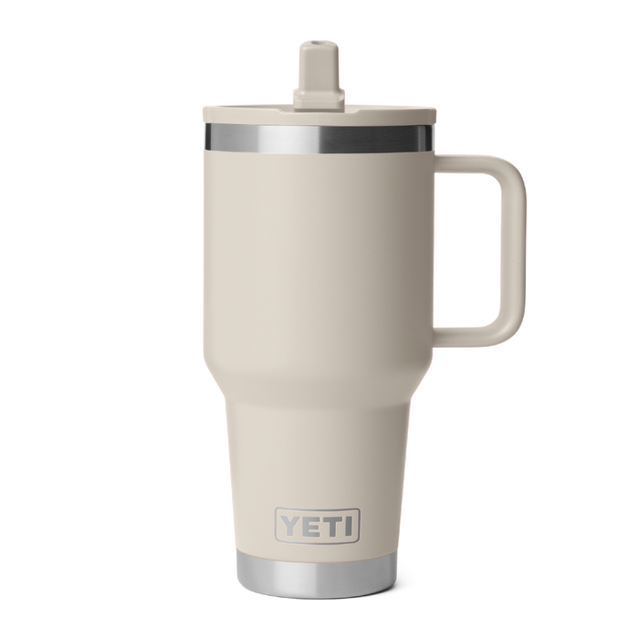 Yeti Rambler 30oz (887ml) Travel Straw Mug [col:cape Taupe]