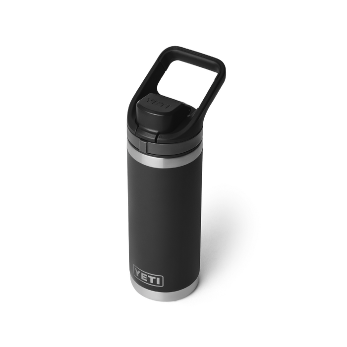 Yeti Rambler 18oz (532ml) Flip Chug Cap Bottle [col:black]