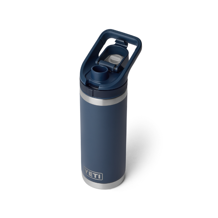 Yeti Rambler 18oz (532ml) Flip Chug Cap Bottle [col:navy]