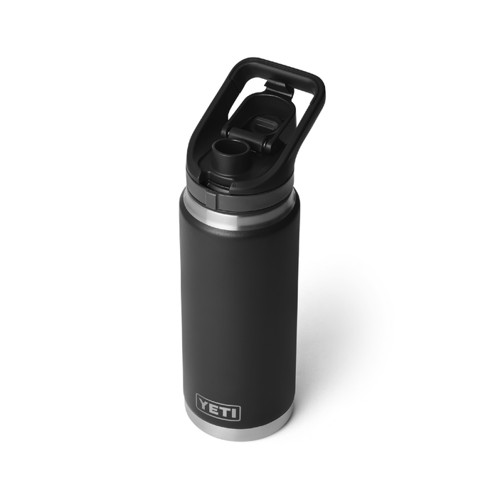 Yeti Rambler 26oz (760ml) Flip Chug Cap Bottle [col:black]
