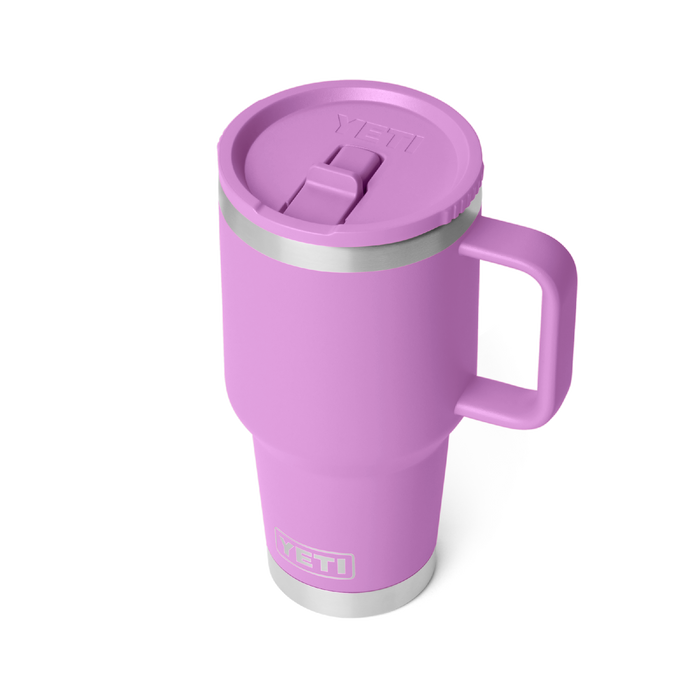Yeti Rambler 30oz (887ml) Travel Straw Mug [col:desert Bloom]