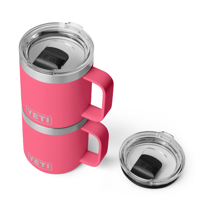 Yeti Rambler 10oz (291ml) Stackable Ceramic Lined Mug [col:tropical Pink]