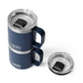 Yeti Rambler 10oz (291ml) Stackable Ceramic Lined Mug [col:navy]