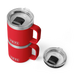 Yeti Rambler 10oz (291ml) Stackable Ceramic Lined Mug [col:rescue Red]