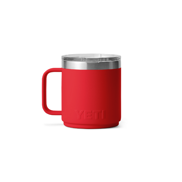 Yeti Rambler 10oz (291ml) Stackable Ceramic Lined Mug [col:rescue Red]