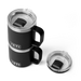 Yeti Rambler 10oz (291ml) Stackable Ceramic Lined Mug [col:black]