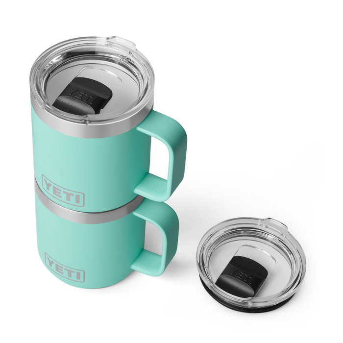Yeti Rambler 10oz (291ml) Stackable Ceramic Lined Mug [col:seafoam]